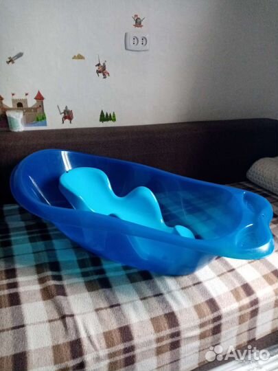 Ванночка для купания + горка