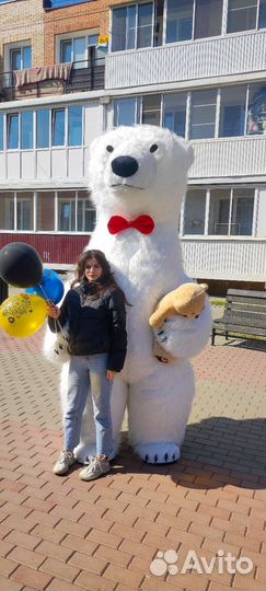 Белый мишка поздравление