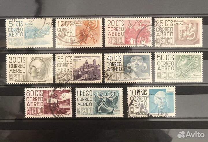Мексика. Авиапочта. Серии