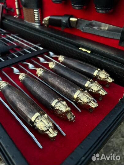 Шашлычный набор в кейсе для кемпинга