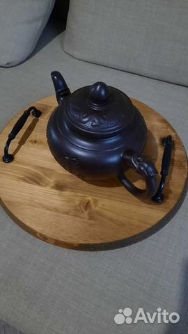 Поднос с ручками, дерево