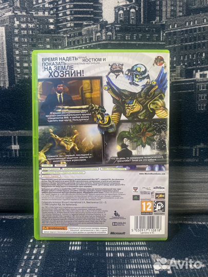 Люди в чёрном для xbox 360 новый