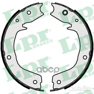 Комплект тормозных колодок 09850 09850 Lpr