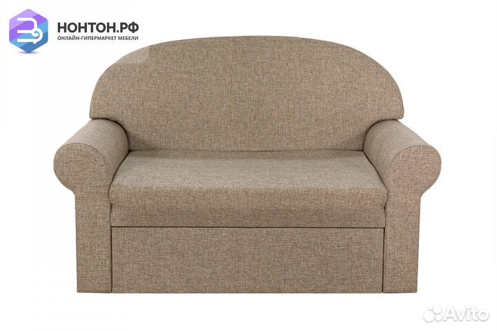 Диван выкатной Новь-1 темно-бежевый