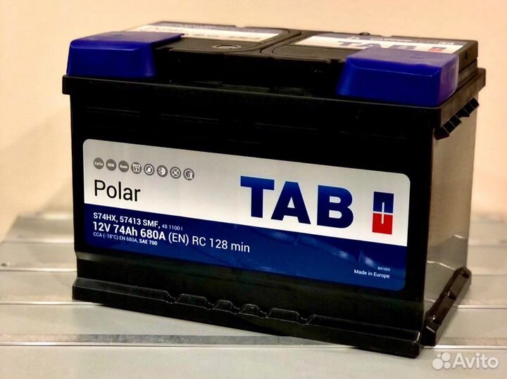 Аккумуляторы новые TAB 62,70,74,75 Ач