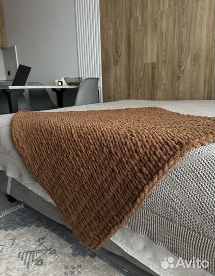 Плед из alize puffy