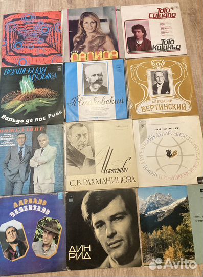 Виниловые пластинки большие