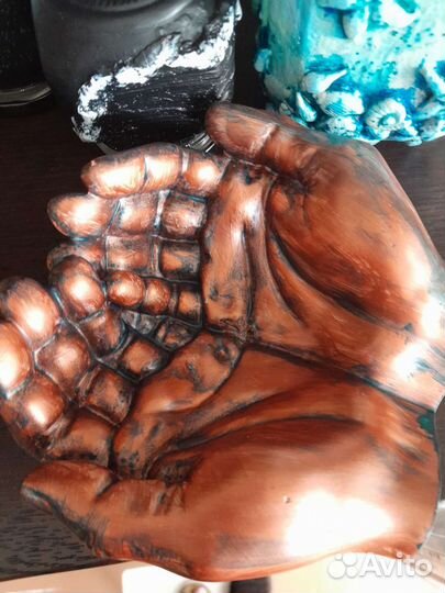 Кашпо из гипса