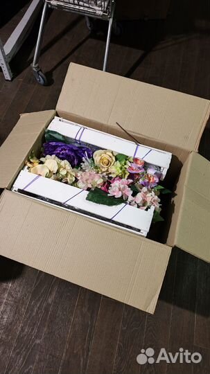 Цветочная композиция цветы искусственные