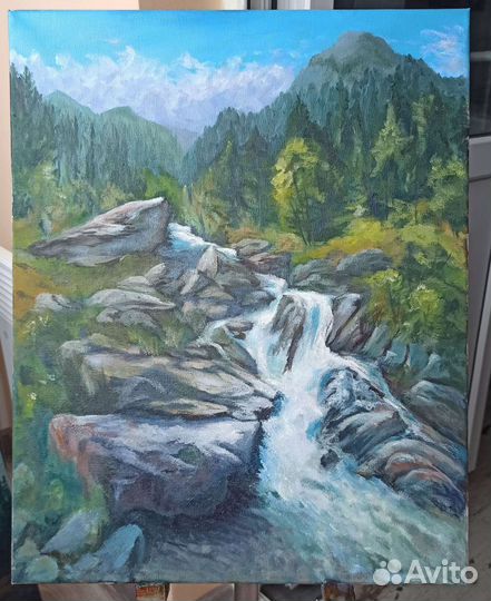 Картина маслом на холсте пейзаж