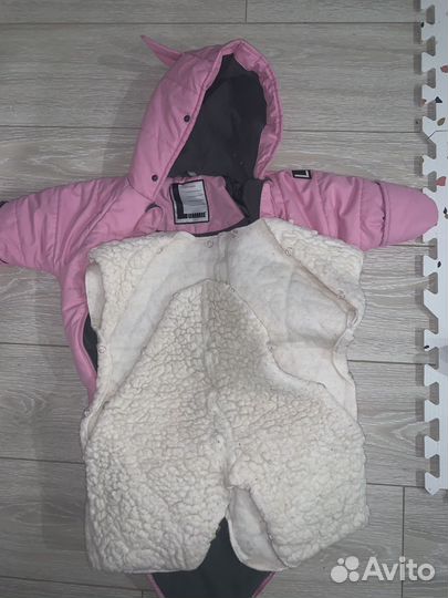Зимние комбинезоны для девочки 80