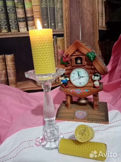 Свеча из вощины, свечи из натурального воска