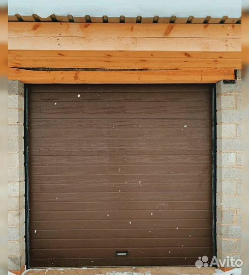 Секционные гаражные ворота - Большое Болдино