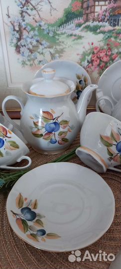 Чайный сервиз 14 предметов(винтаж) СССР