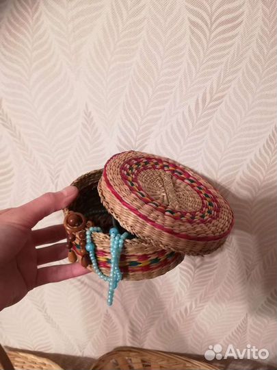 Корзины, плетёная коробочка