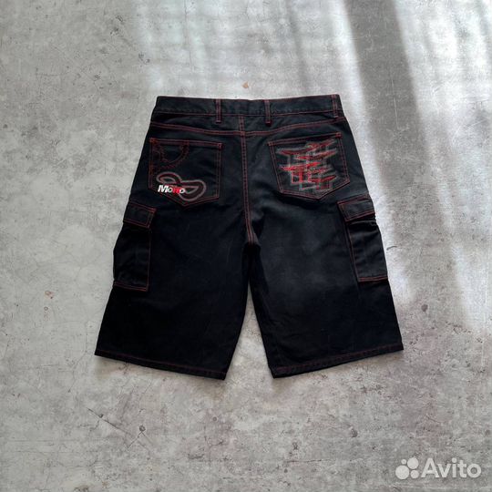 Винтажные джинсовые шорты Jnco Southpole SK8 type