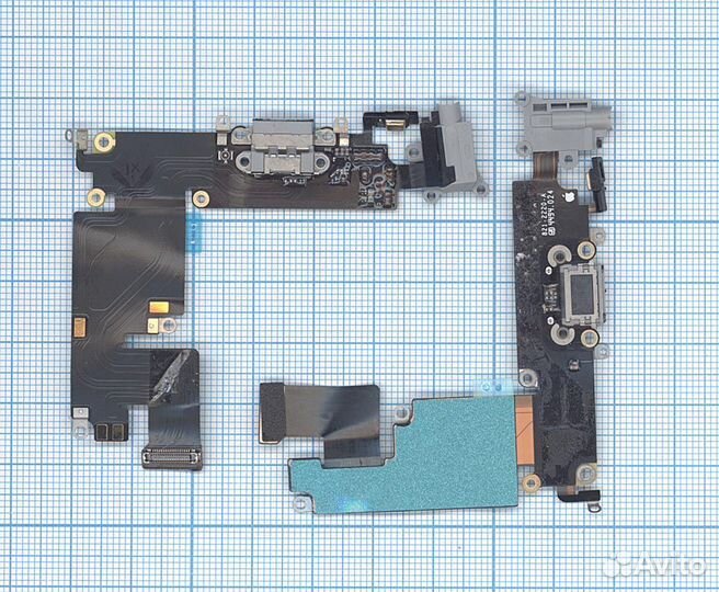 Шлейф разъема питания для iPhone 6 Plus черный