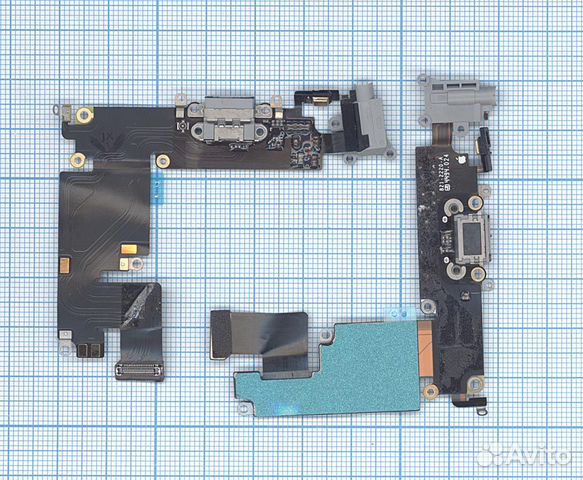 Шлейф разъема питания для iPhone 6 Plus черный