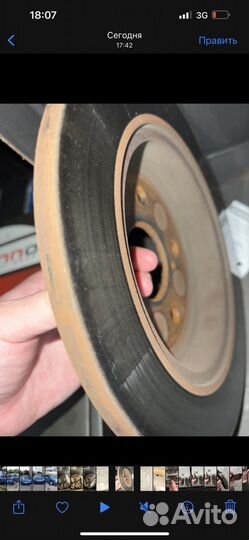 Задние тормозные диски на Lexus ES 250