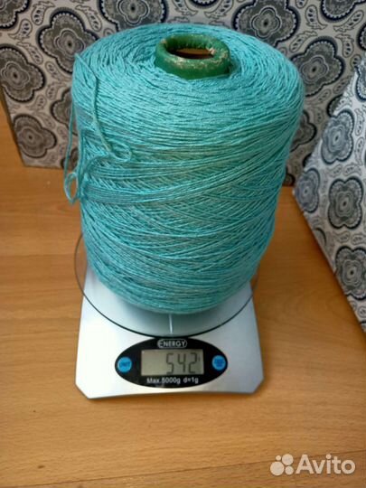 Пряжа в бобинах хлопок