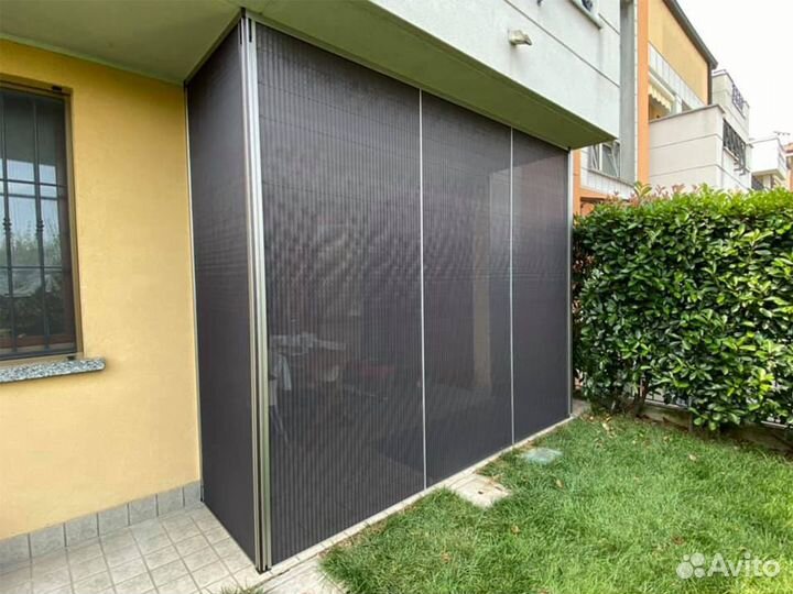 Москитные сетки, Плиссе, Плиссе евро на окна двери