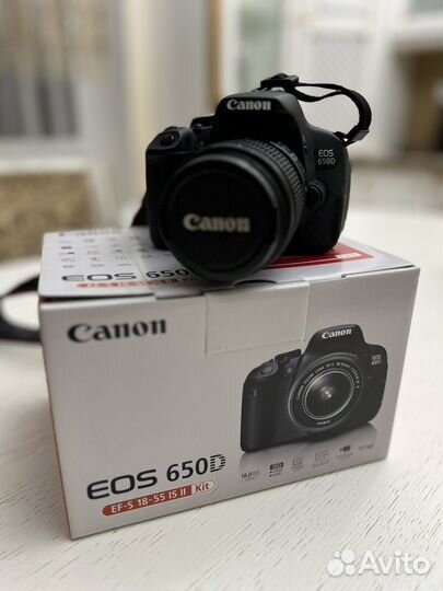 Зеркальный фотоаппарат canon 650d
