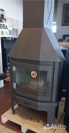 Печь камин (угловая)