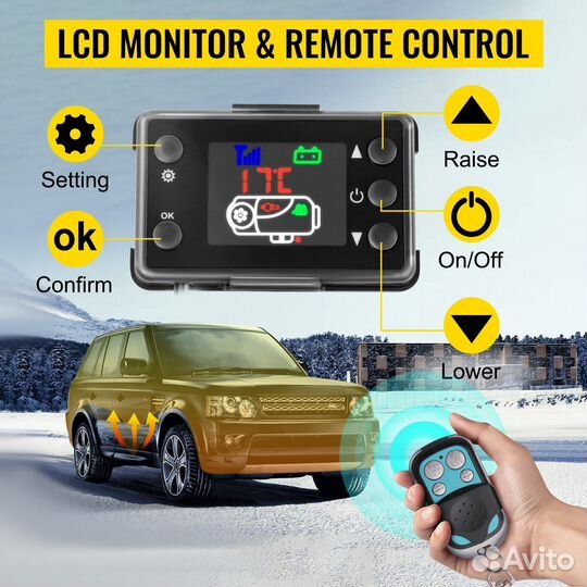 Дизельный обогреватель 8кВт, с метал.выходом