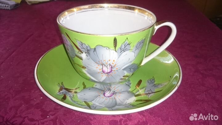 Чайная пара гигант и набор для специй 50 - е СССР