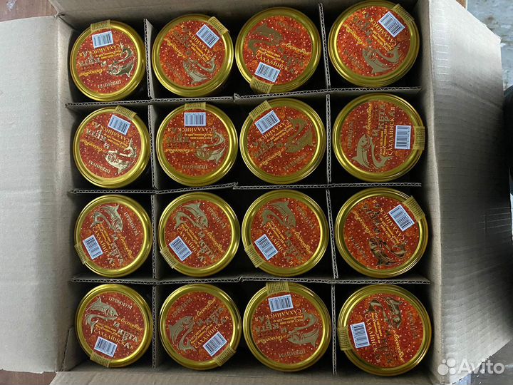 Красная икра Форель/Кета/Чавыча
