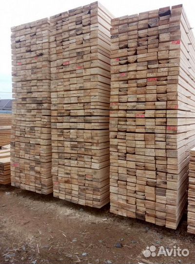 Доска обрезная 25 x100 ту
