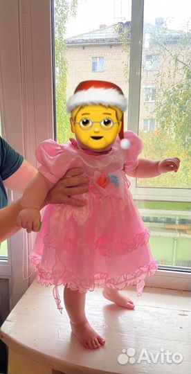 Детское нарядное платье 92