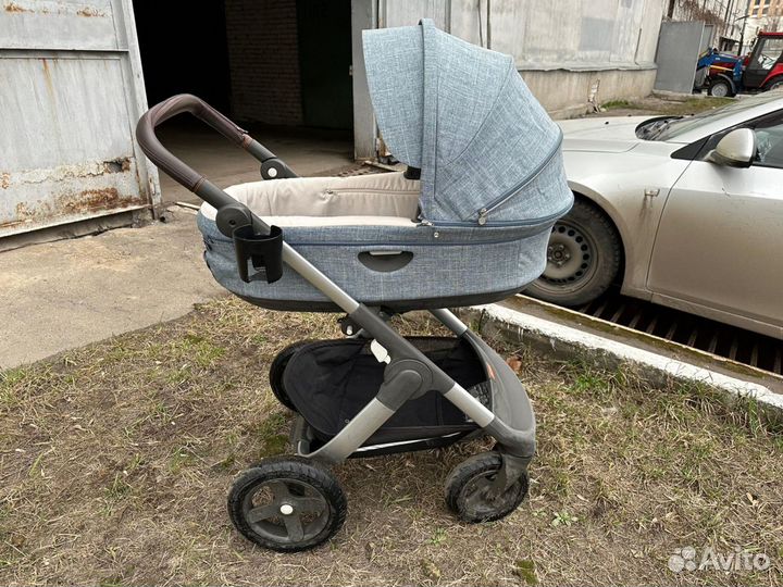 Коляска stokke trailz люлька