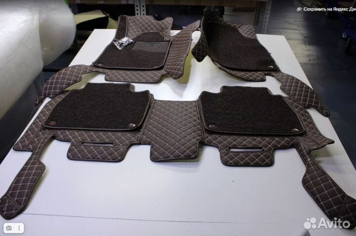 Автомобильные 3D коврики. Коврики из экокожи