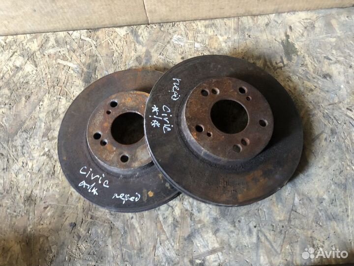 Диски тормозные передние honda civic 8 5d комплект