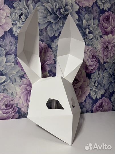 Полигональные фигуры 3D модели маски паперкрафт