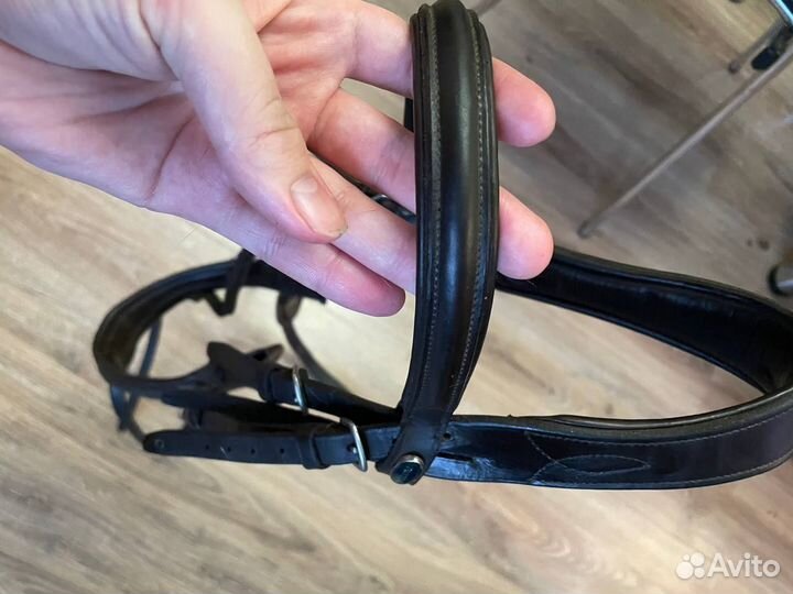 Уздечка для лошади коричневая Euroriding Германия