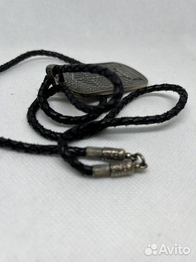 Мужской кулон жетон из серебра maximillian silver