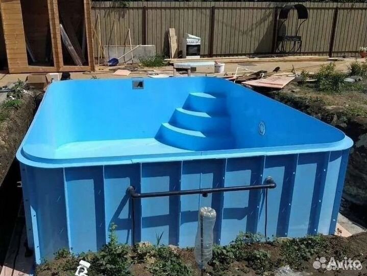 Пластиковый бассейн