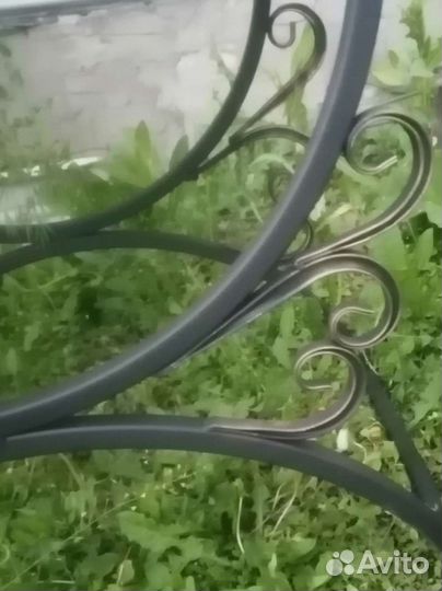 Мангал с золотой патиной