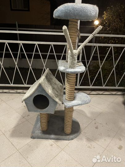 Домик для кошки с антицарапкой