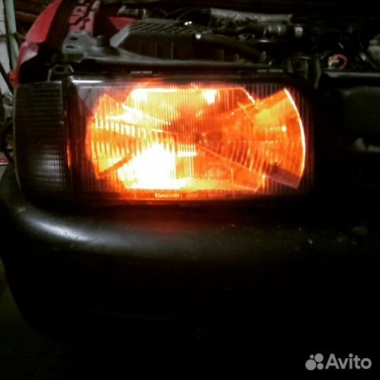 Пленка для фар темно-желтая глянцевая