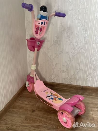 Самокат детский трехколесный бу