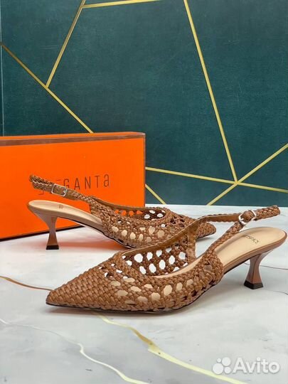 Лодочки плетеные elegante эко кожа /35-41