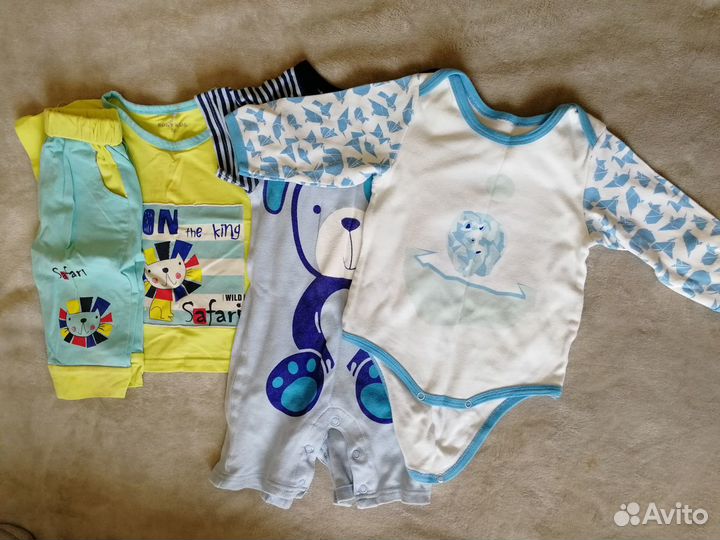 Детская одежда пакетом до года