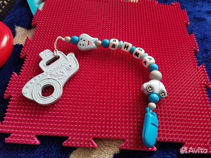 Именной держатель для соски