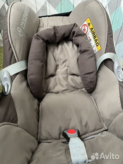 Автолюлька maxi cosi от 0, есть адаптер