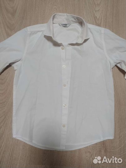 Рубашка белая на мальчика