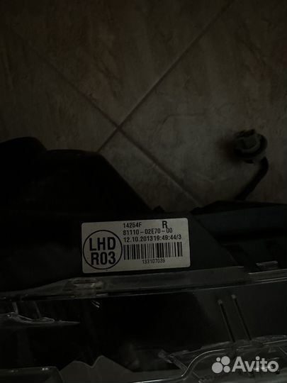 Фары на toyota corolla 180