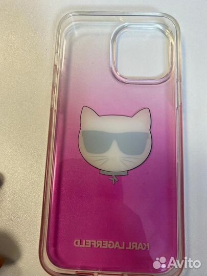 Чехол Karl Lagerfeld & Choupette iPhone 13 Pro Max